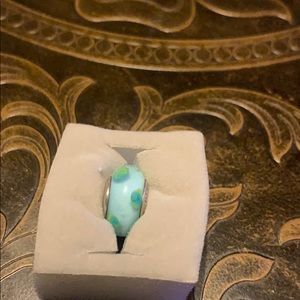 Pandora Polka dot opaque Murano Glass charm.